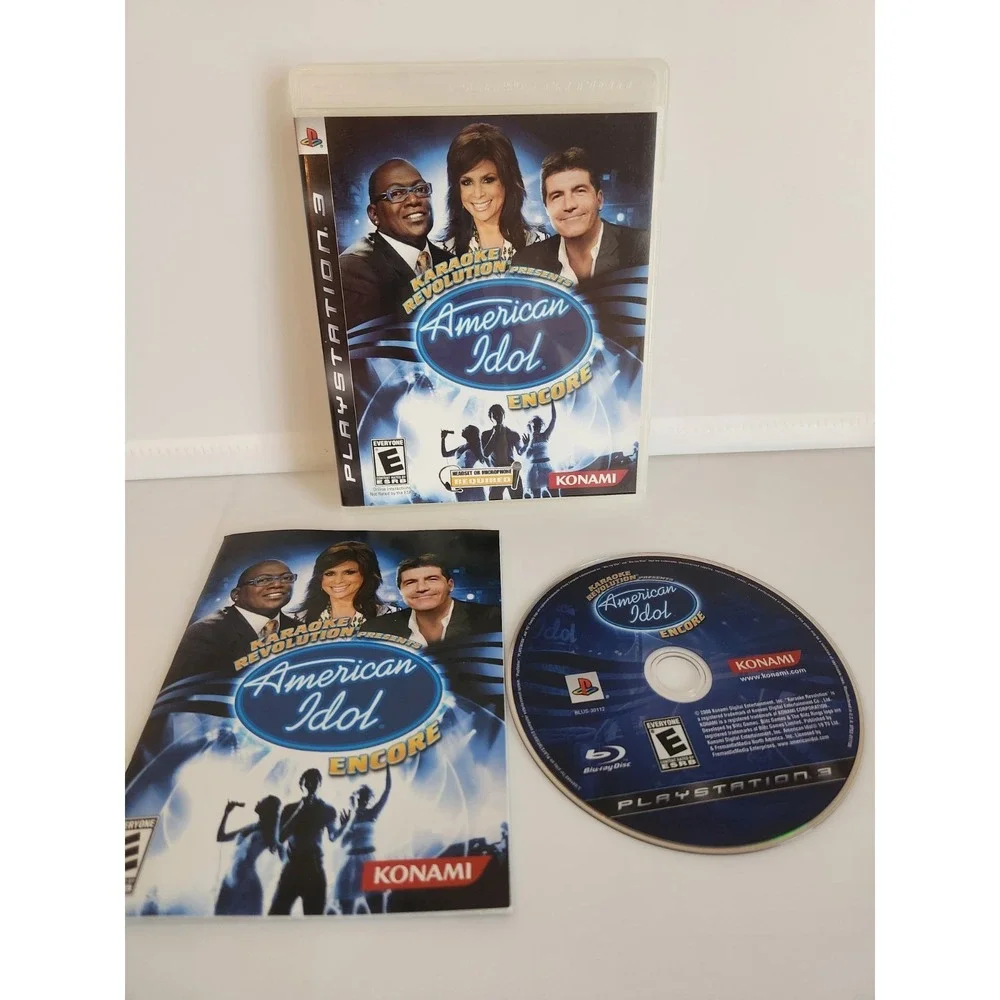Karaoke Revolution American Idol Encore Paula Abdul Randy Jackson Simon VG